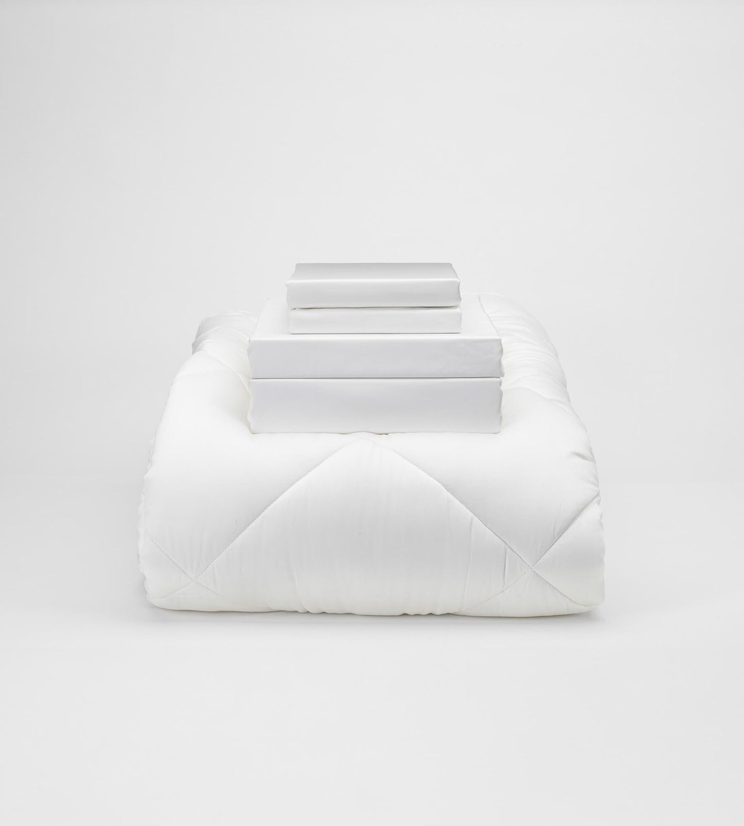 Luxury White Bamboo Bedding Set and Duvet