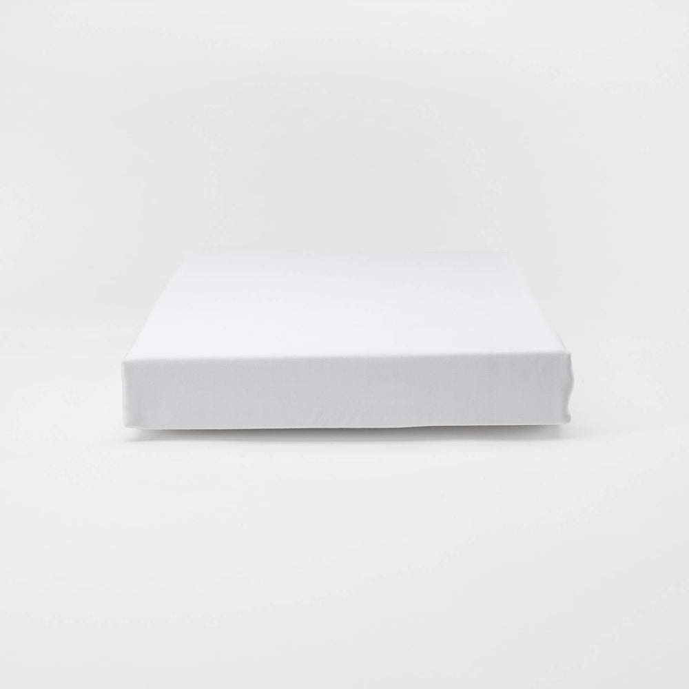 Luxury White Bamboo Fitted Sheet