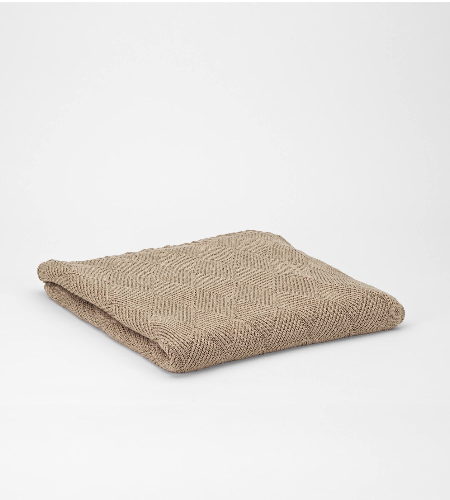 Luxury Bamboo Knitted Blanket Truffle