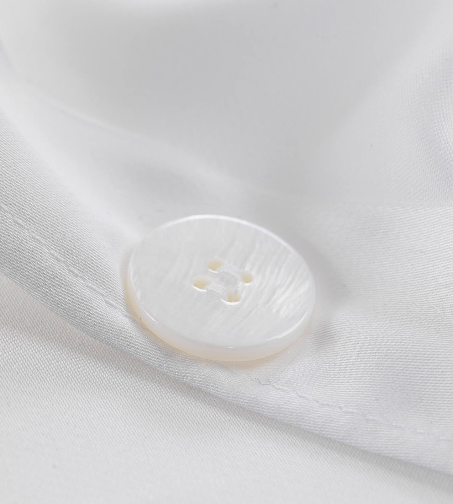 Luxury White Bamboo Duvet Cover Button